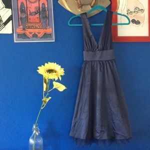 Midnight Blue Party Dress